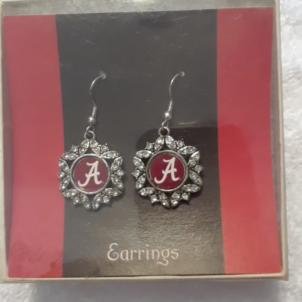 COPY - "A" Alabama earrings - Picture 2 of 2